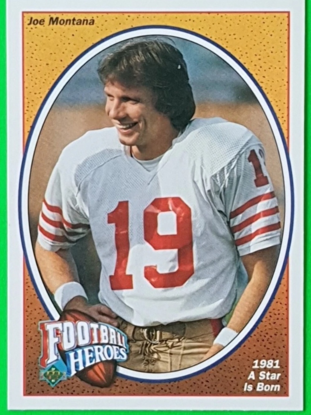 Joe Montana 1991 Upper Deck San Francisco 49ers NFL Football Card
